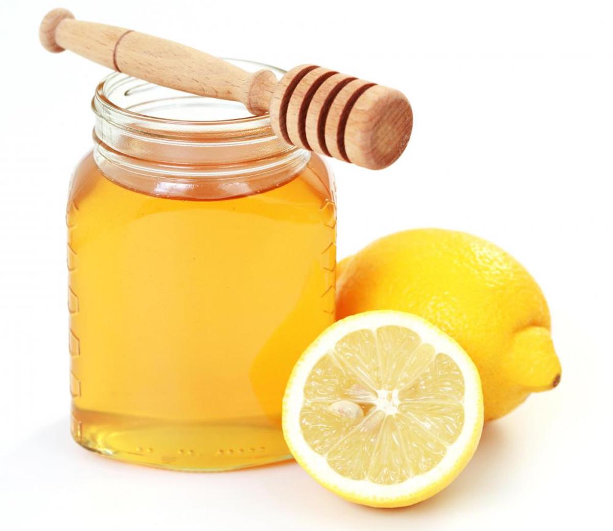 1. Honey and Lemon Juice.